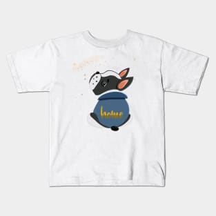 French Bulldog puppy in home, quarantine dog, stay home fanart, bulldog dreamer Kids T-Shirt